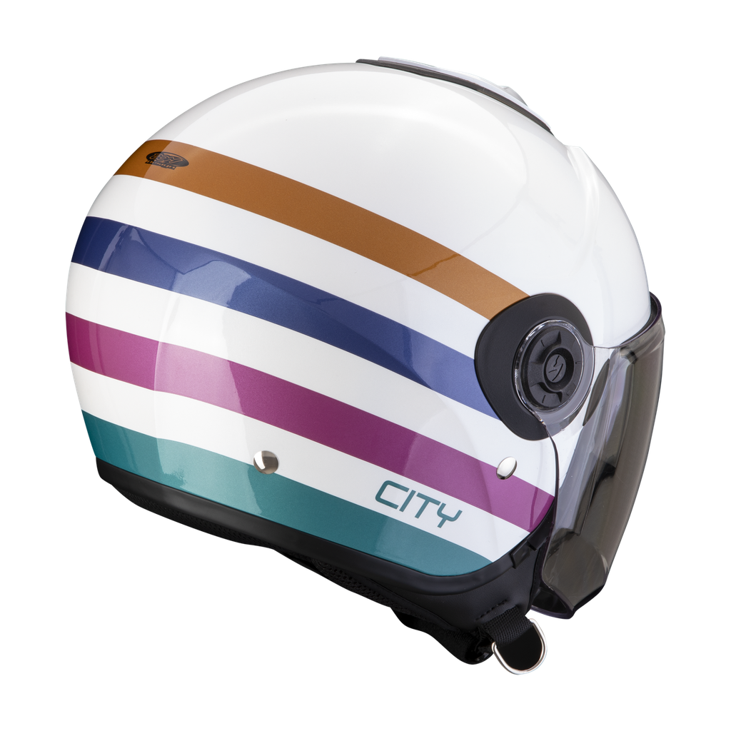 Scorpion EXO-CITY II BEE White-Green-Gold