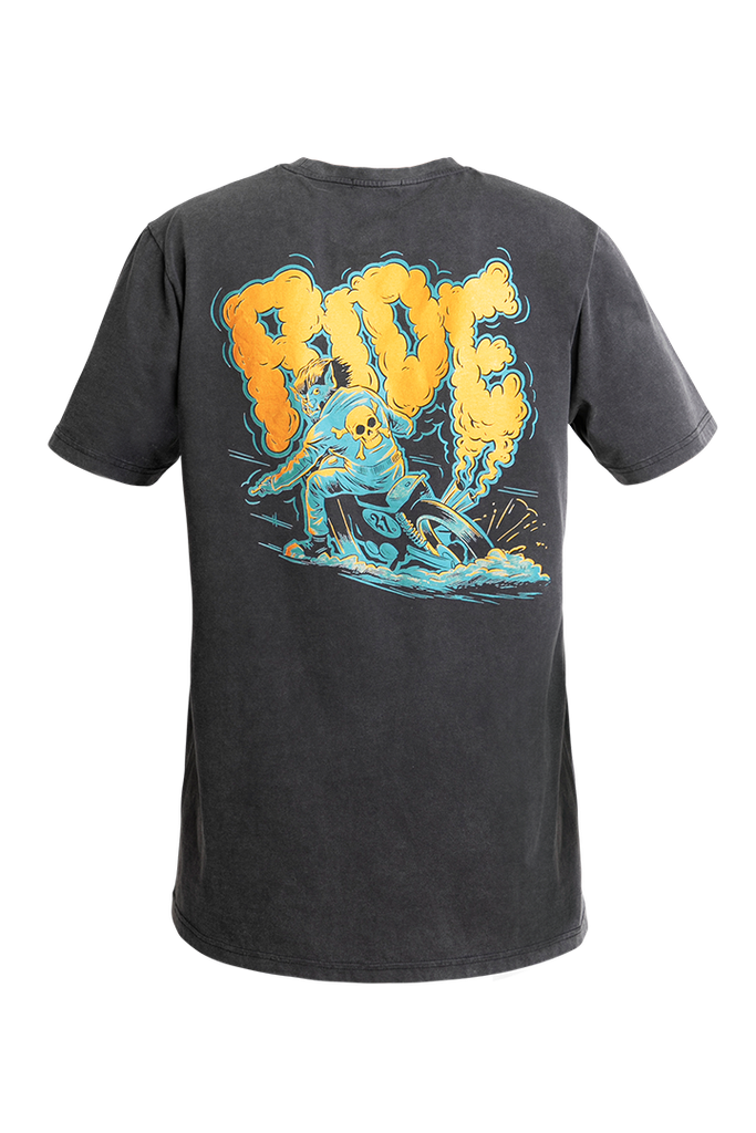 John Doe T-Shirt Wolf Fade Out Black