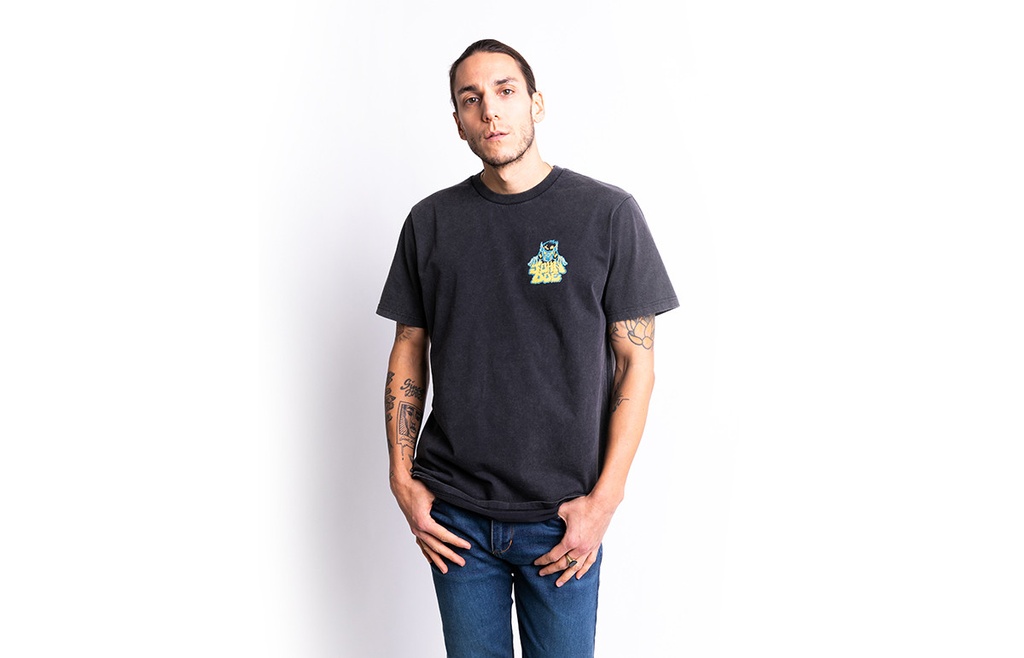 John Doe T-Shirt Wolf Fade Out Black