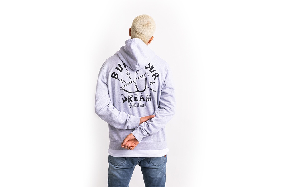 John Doe Hoodie BYD I Grey