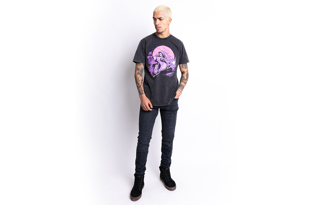 John Doe T-Shirt Palm Fade Out Black