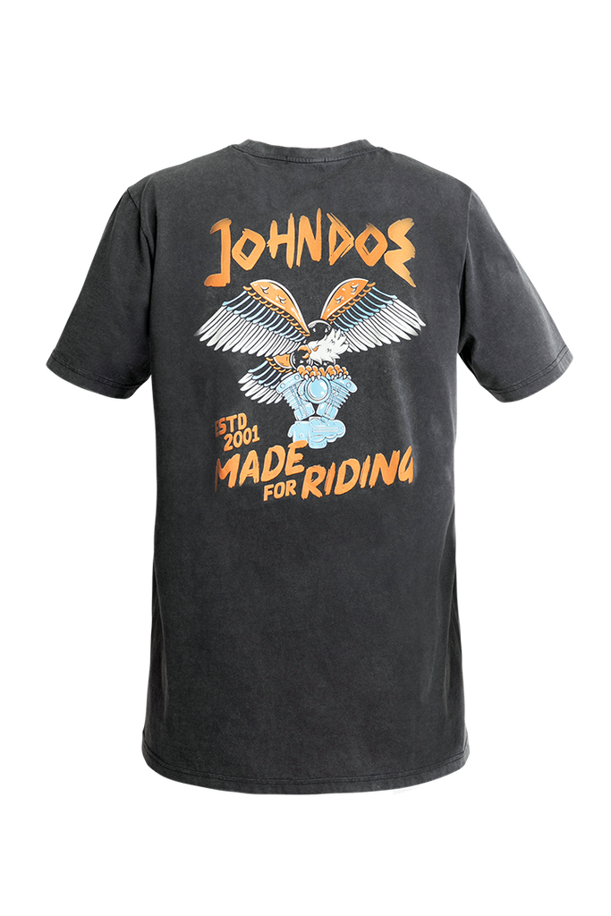 John Doe T-Shirt Eagle Fade Out Black