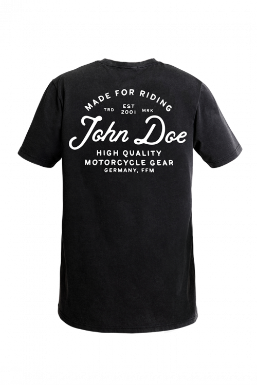 John Doe T-Shirt JD Lettering Black