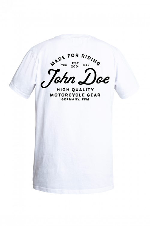 John Doe T-Shirt JD Lettering White