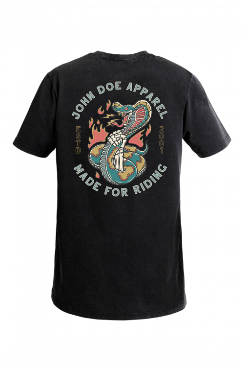 John Doe T-Shirt Snake II Black