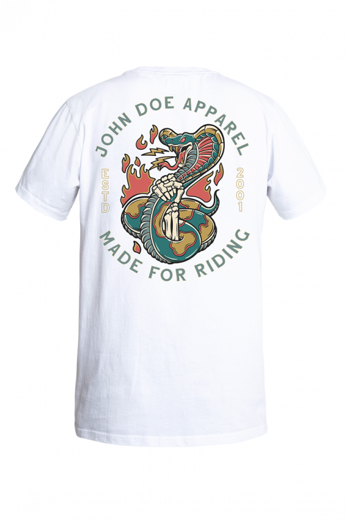 John Doe T-Shirt Snake II White