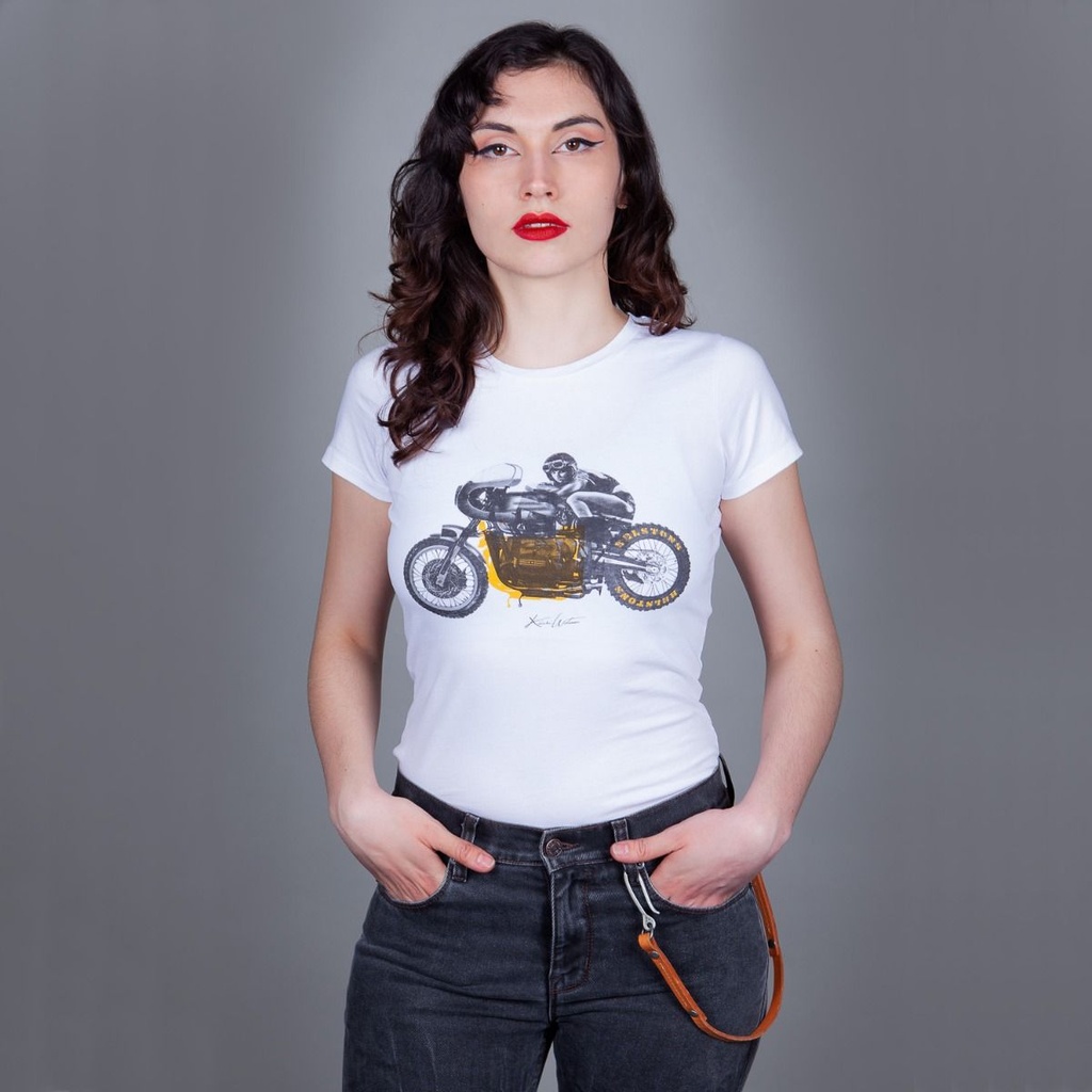 Helstons T-SHIRT Lady Coton BM White-Black
