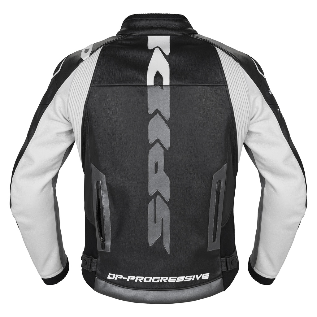Spidi DP PROGRESSIVE LEATHER Black/White