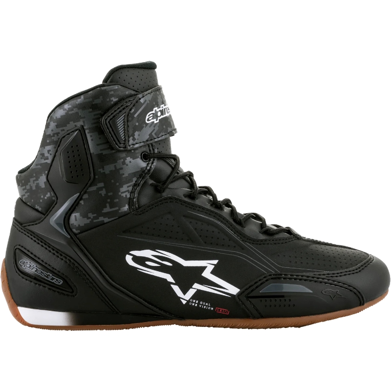 Alpinestars Faster-3 Shoes Black Dark Gray Gum