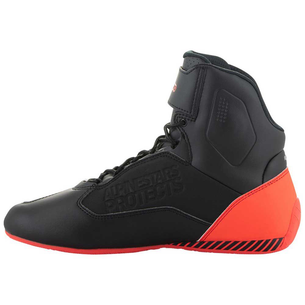 Alpinestars Faster-3 Shoes Black Gray Red Fluo