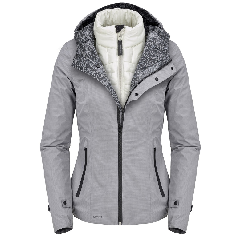 SPIDI RAIN HOODIE LADY Grey