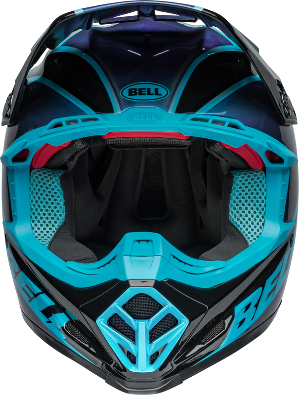 Bell Moto-9S Flex Sprite Gloss Black Blue