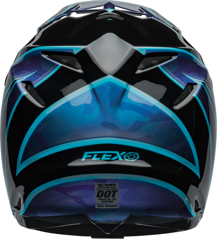 Bell Moto-9S Flex Sprite Gloss Black Blue