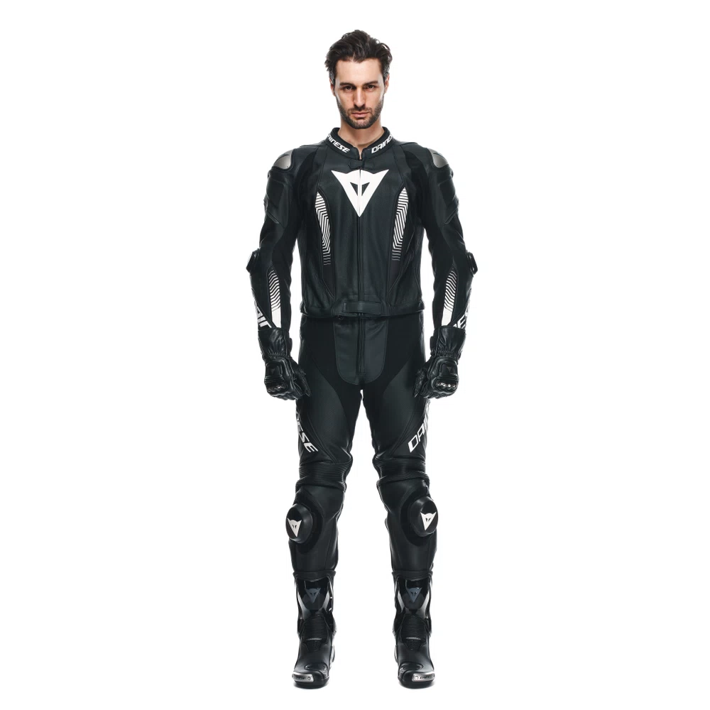 Dainese LAGUNA SECA 5 2PCS LEATHER SUIT PERF. black/black/white