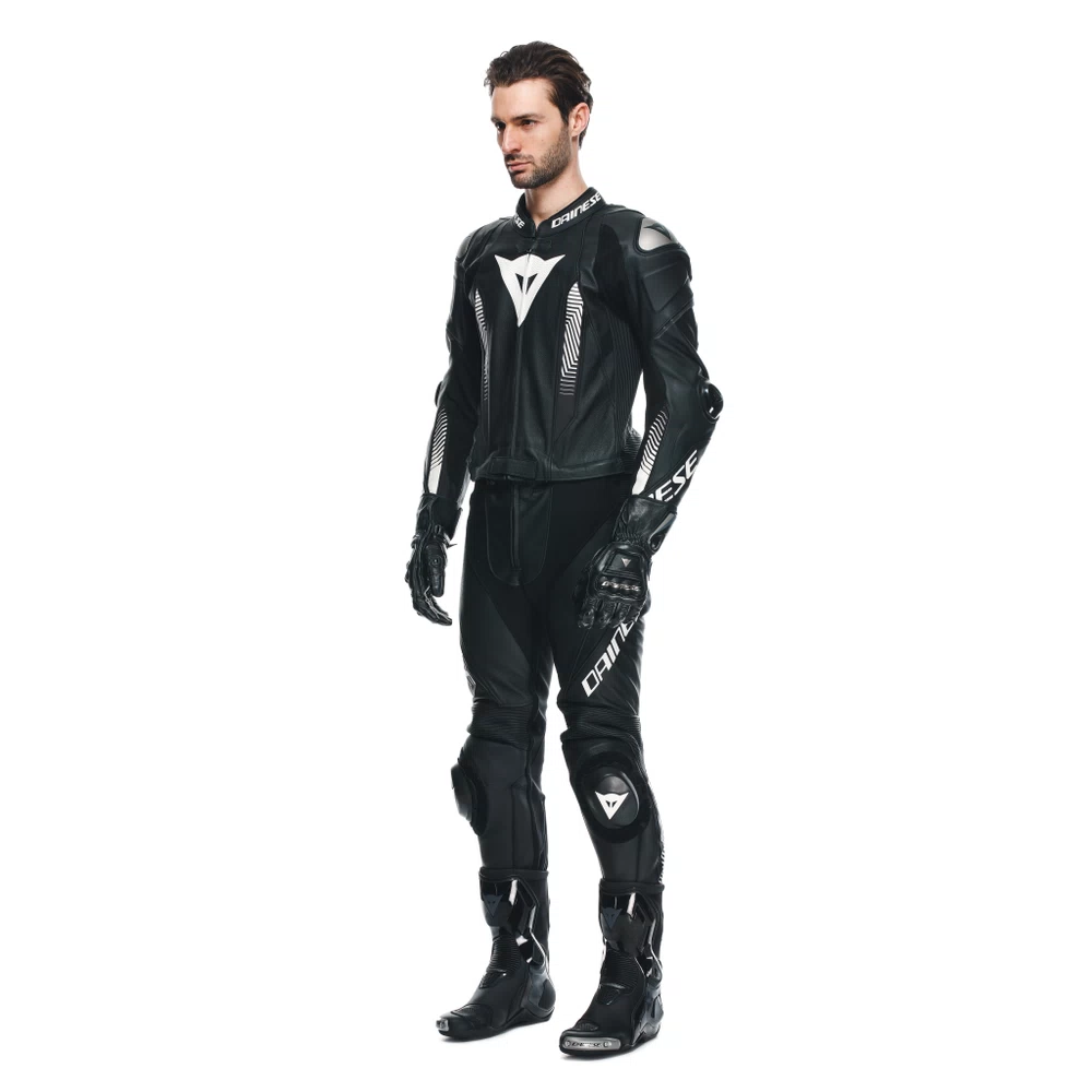 Dainese LAGUNA SECA 5 2PCS LEATHER SUIT PERF. black/black/white
