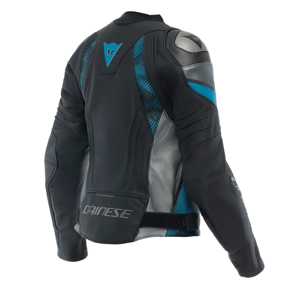 Dainese Avro 5 Leather Jacket Wmn black/teal/anthracite