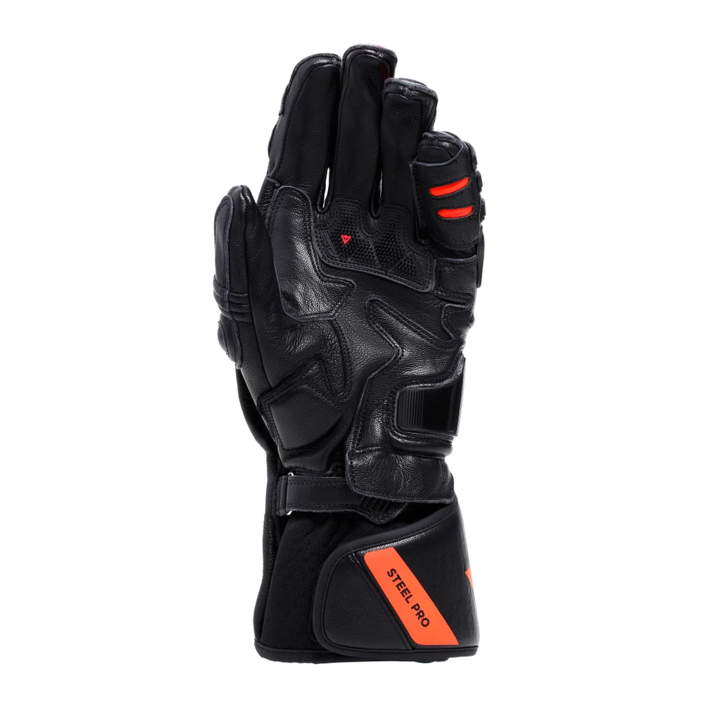 Dainese Steel-Pro Gloves black/fluo-red