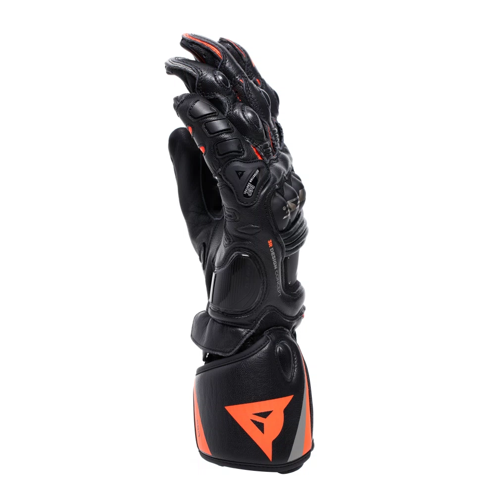 Dainese Steel-Pro Gloves black/fluo-red