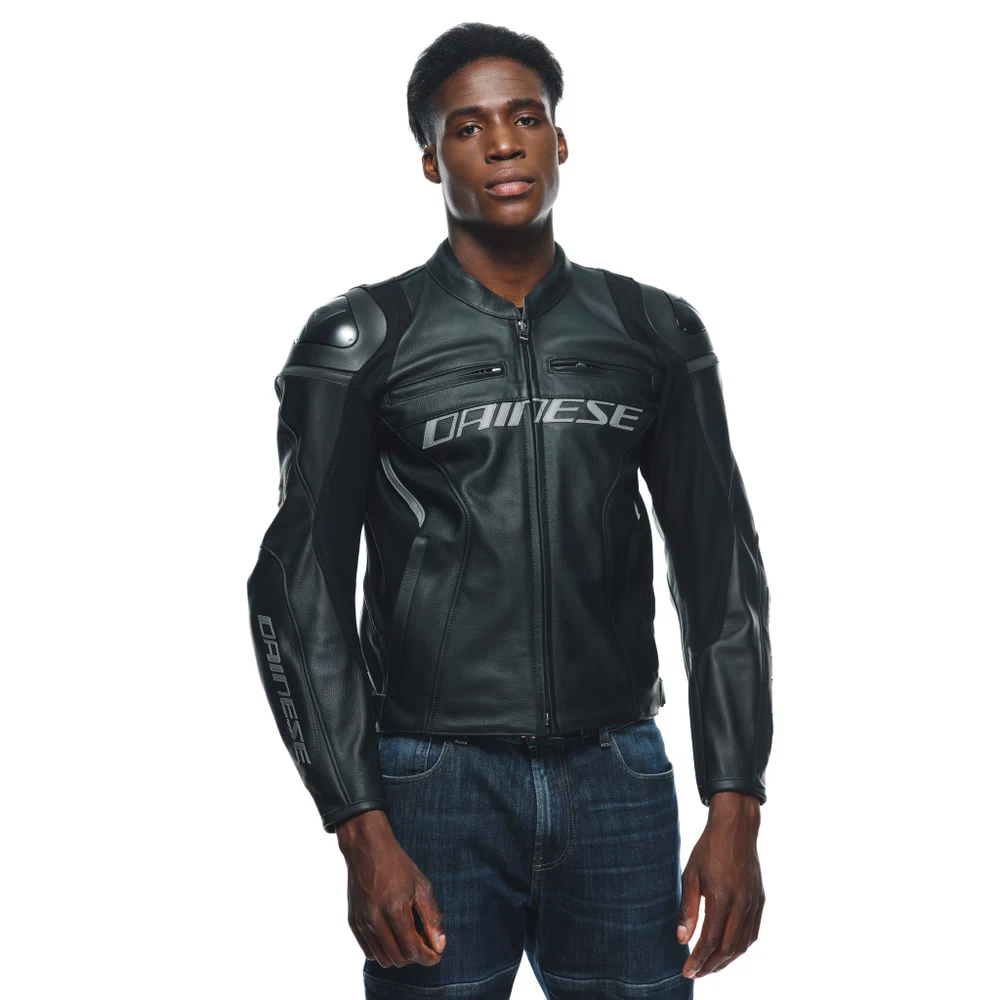 Dainese Racing 4 Leather Jacket S/T black/black