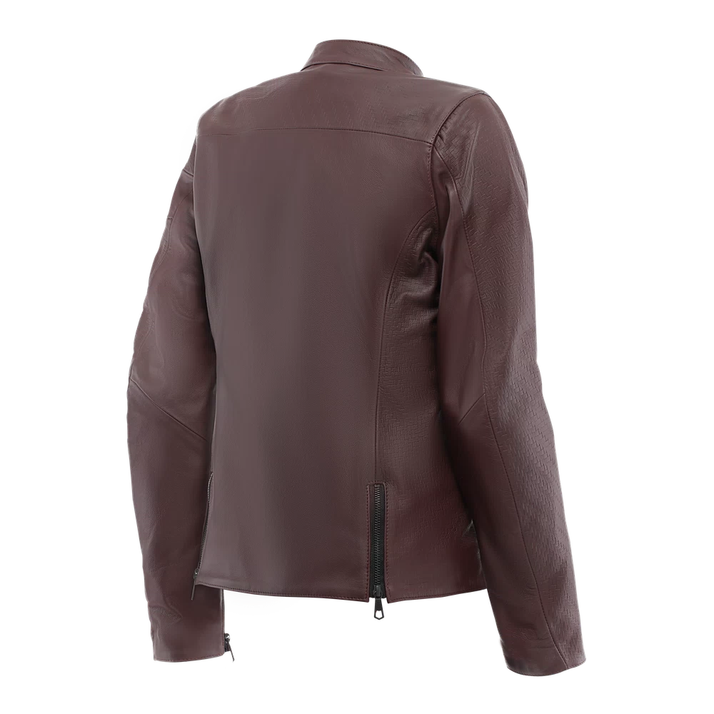 Dainese Itinere Leather Jacket Wmn bordeaux