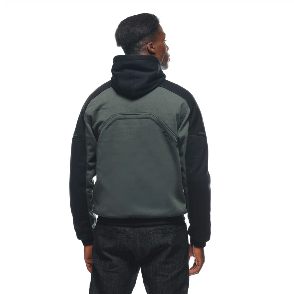 Dainese Daemon-X Safety Hoodie Full Zip green/black