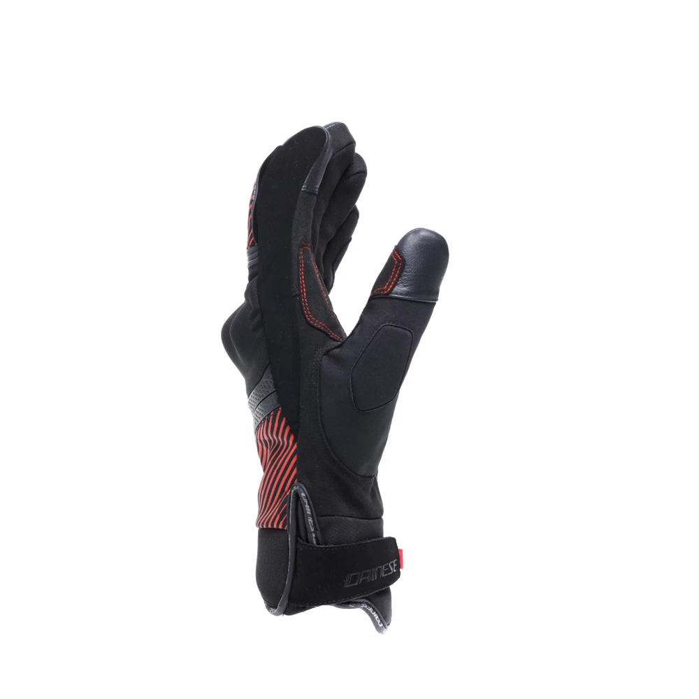 Dainese Fulmine D-Dry Gloves black/black/red