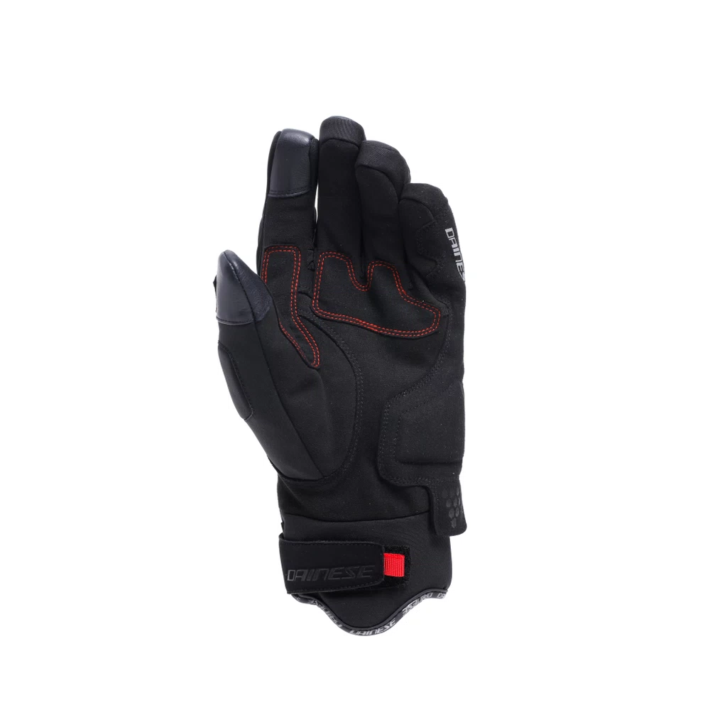 Dainese Fulmine D-Dry Gloves black/black/red