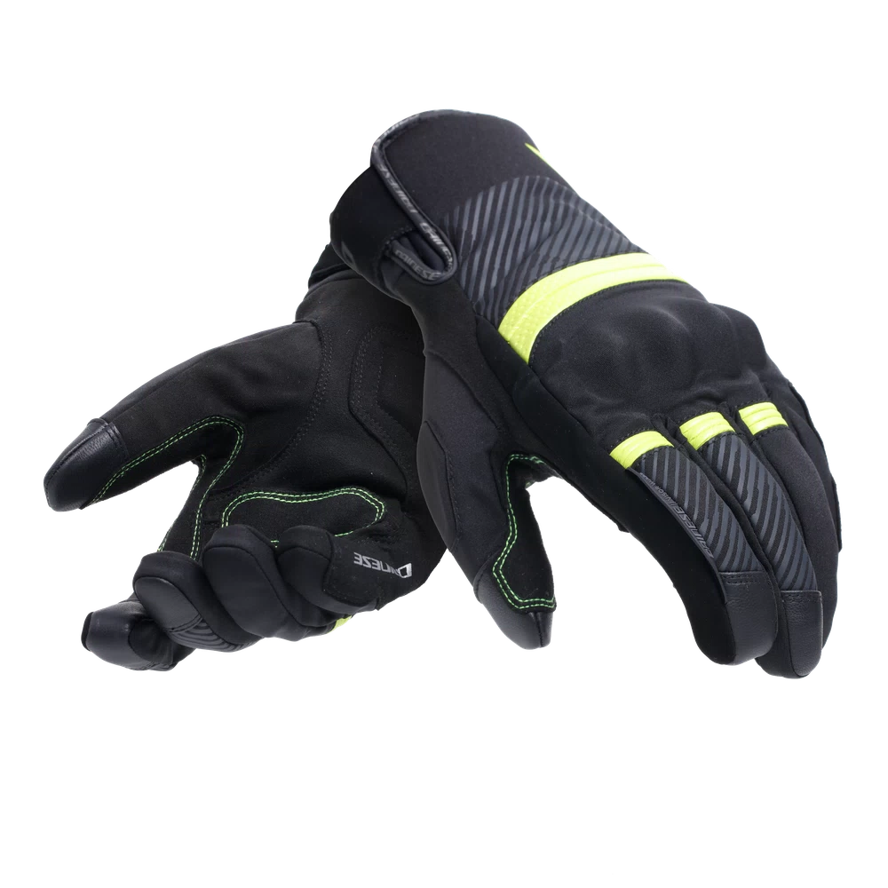 Dainese Fulmine D-Dry Gloves black/yellow fluo/dark grey