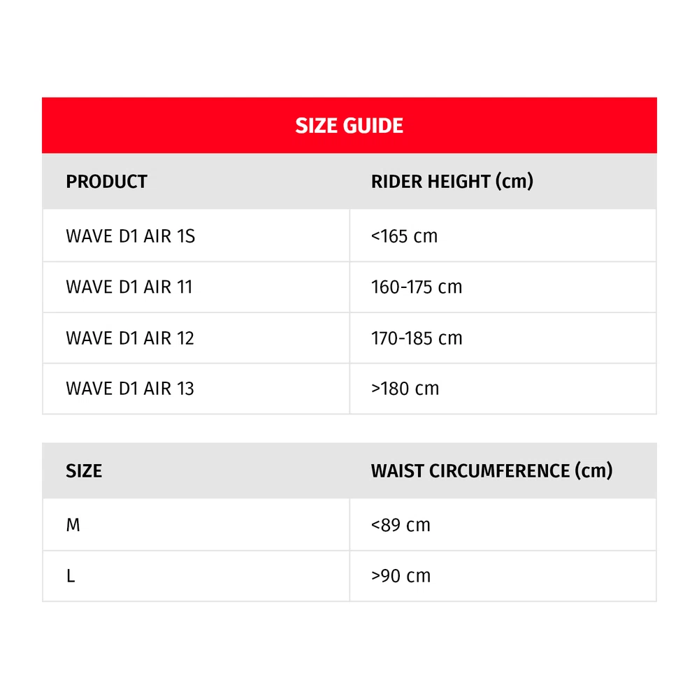 Dainese Wave 13 D1 Air - Height >180Cm black
