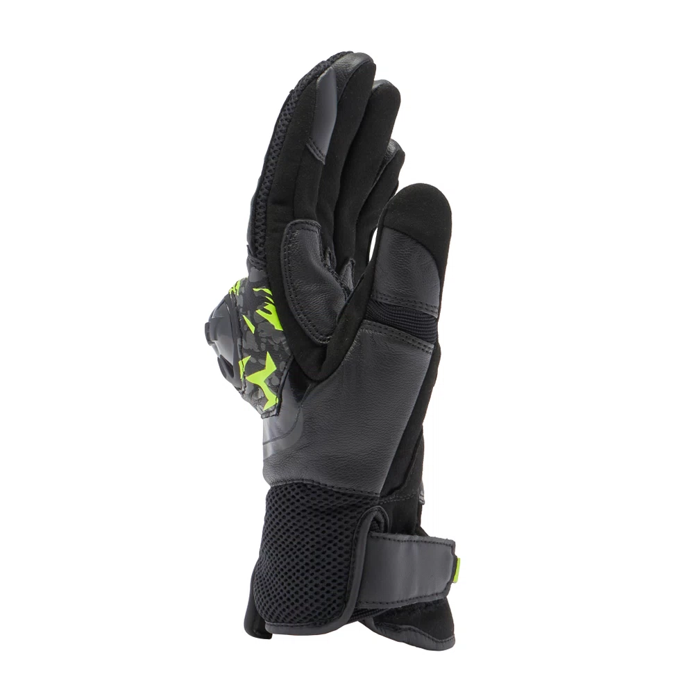 Dainese Mig 3 Unisex Leather Gloves black/anthracite/yellow-fluo
