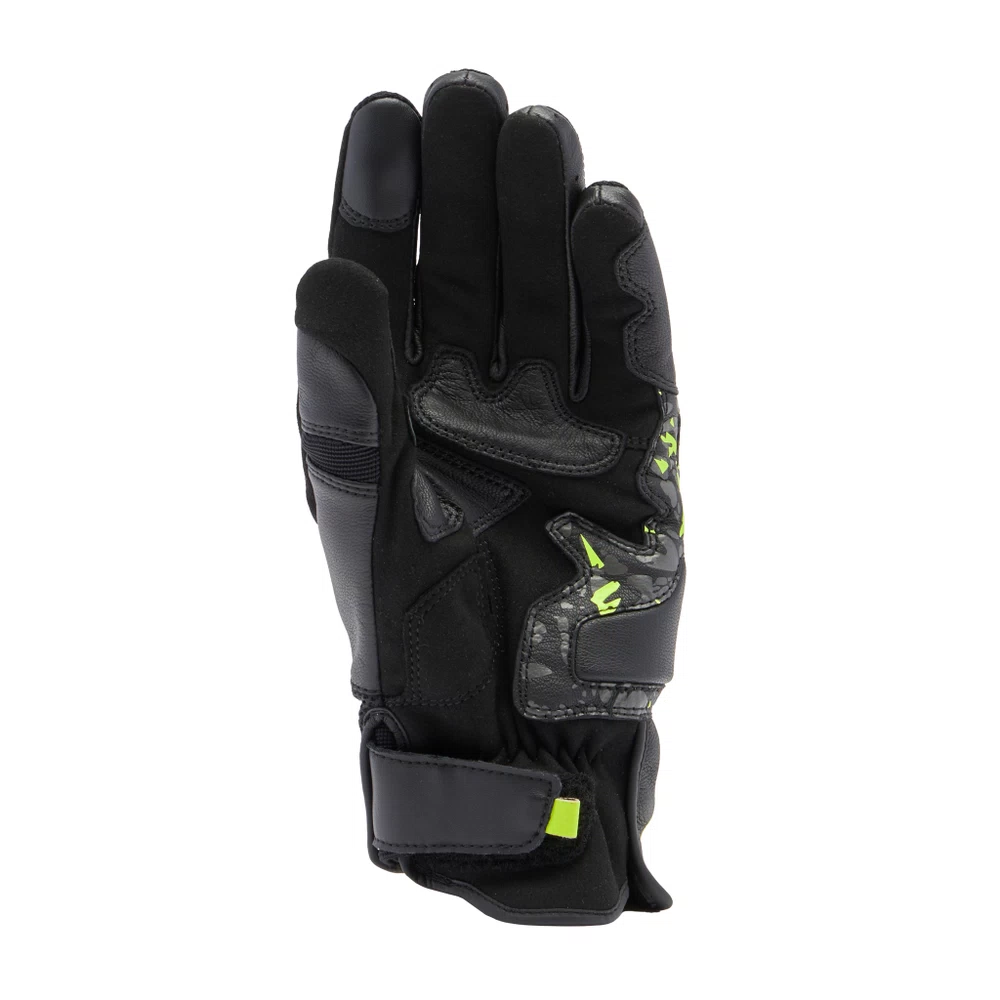 Dainese Mig 3 Unisex Leather Gloves black/anthracite/yellow-fluo