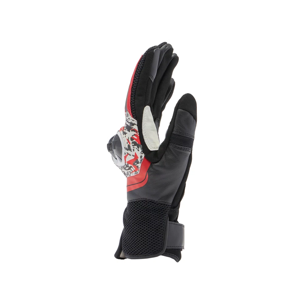 Dainese Mig 3 Unisex Leather Gloves black/red spray/white