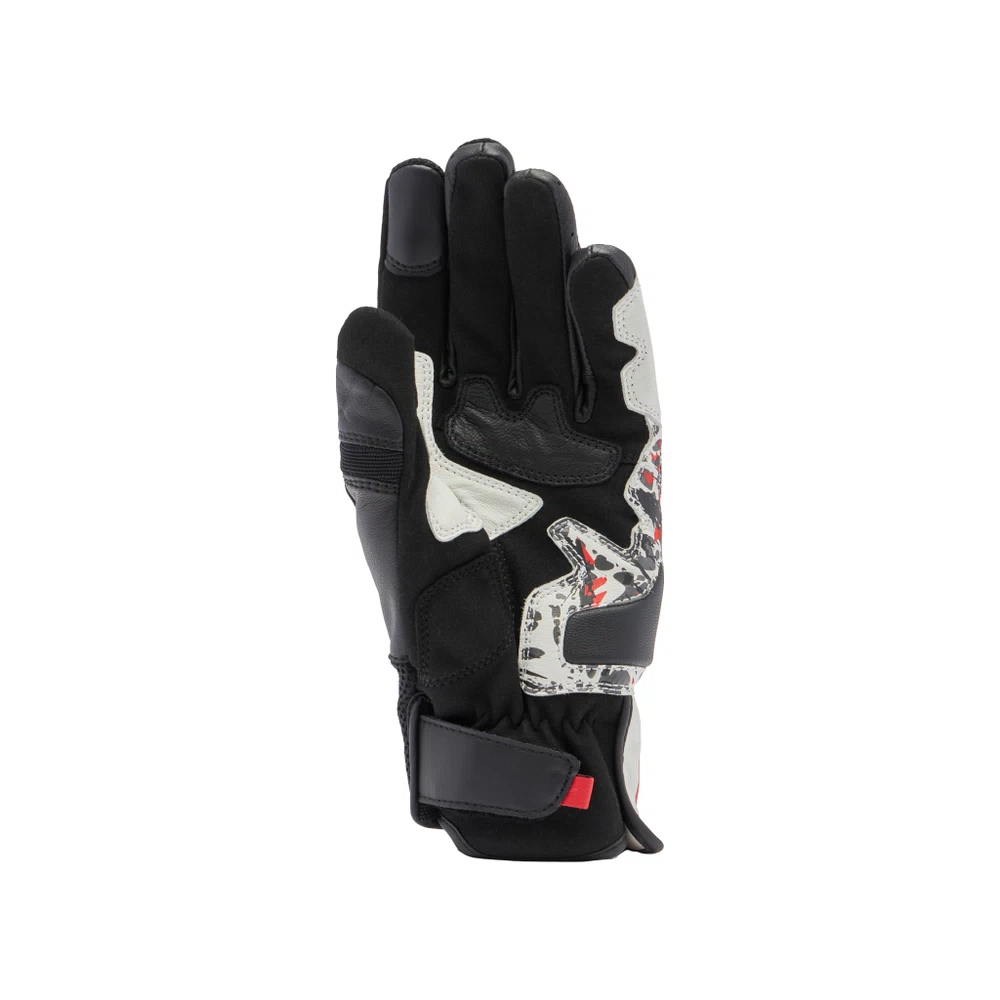 Dainese Mig 3 Unisex Leather Gloves black/red spray/white