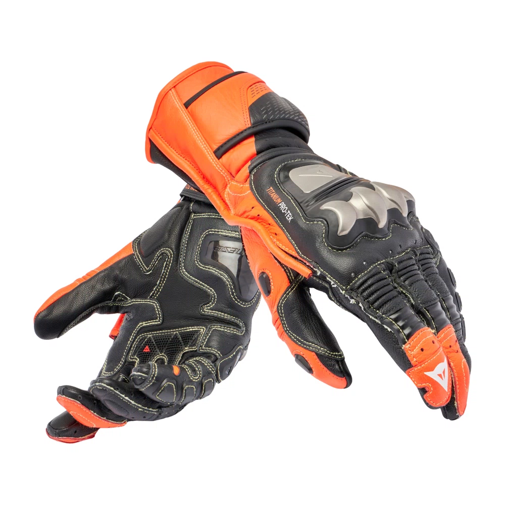 Dainese Full Metal 7 Gloves black/red-fluo