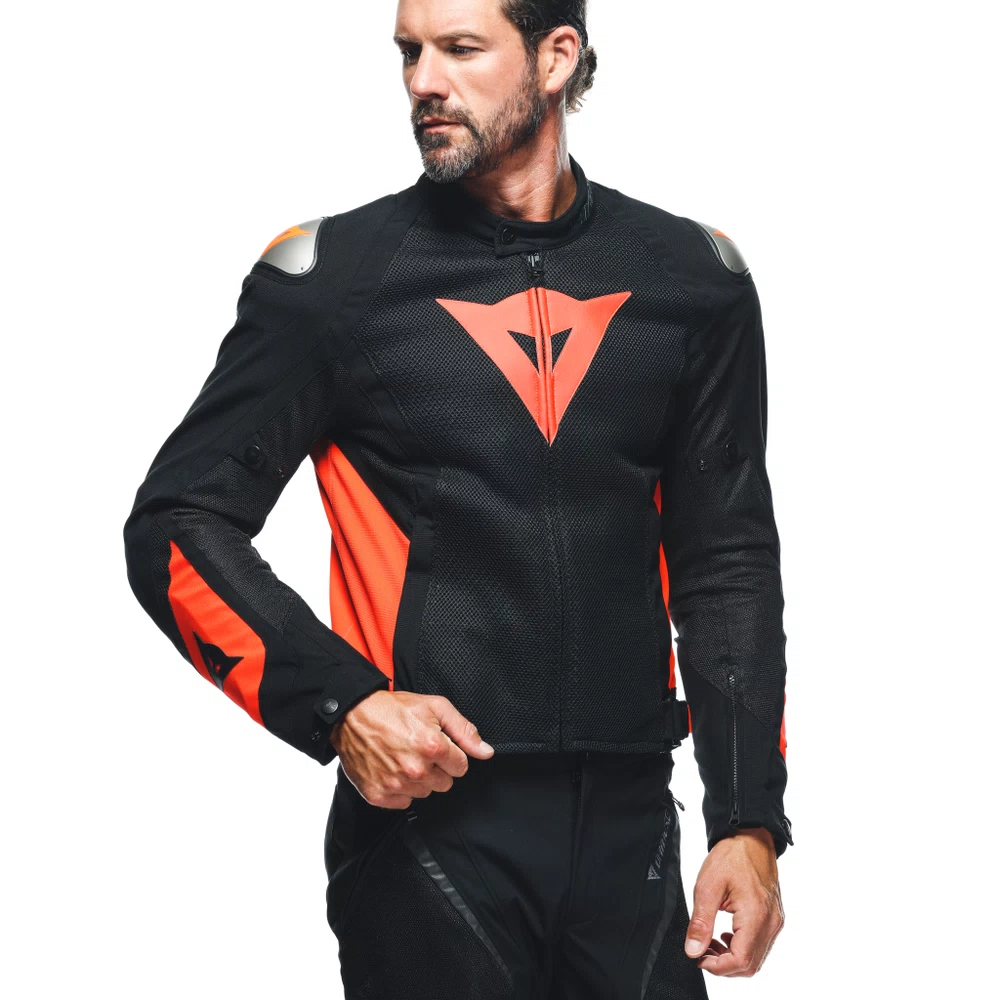 Dainese Energyca Air Tex Jacket black/fluo-red