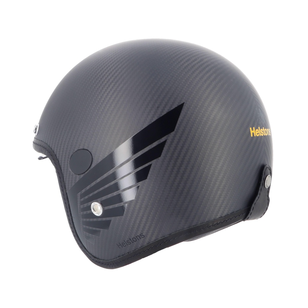 Helstons WINGS HELMET Carbon EN-2206 BLACK-BLACK (H587)