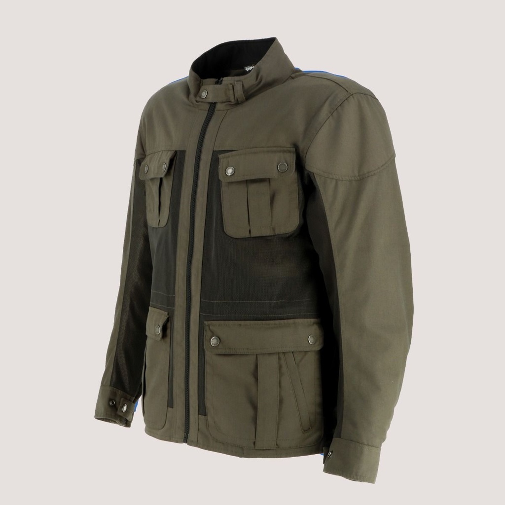 Helstons FORWARD AIR Canvas-Mesh khaki