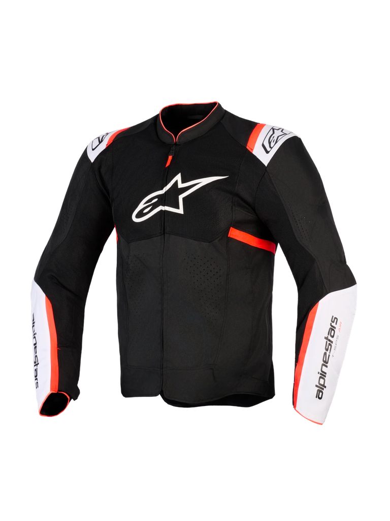 Alpinestars T-SPS Air V2 Black / White / Red Fluo