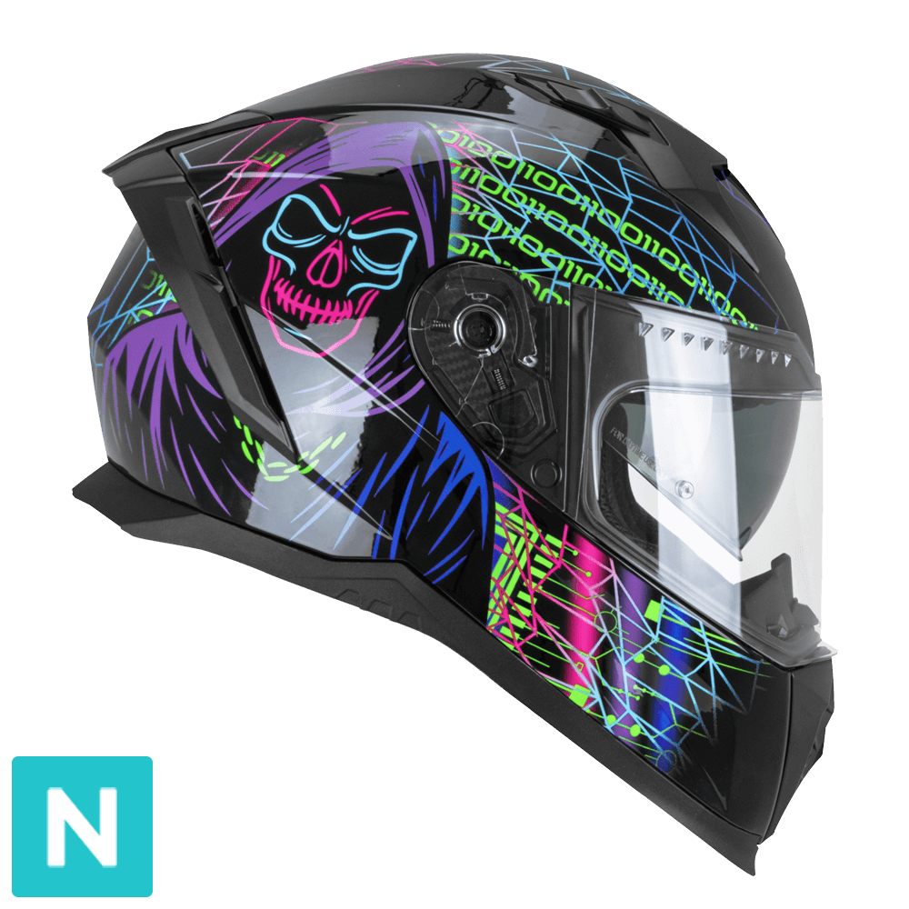 [311T-ALV-83-A1] CGM 311T Blast Tech Violet / Green (XS)
