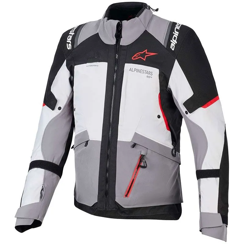 [3200526-9141-5XL] Alpinestars Andes V4 Drystar Dk Gray / Ice Gray / Bk Bright Red (5XL)