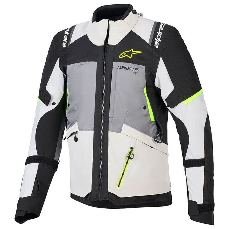 Alpinestars Andes V4 Drystar Dk Gray / Ice Gray / Bk Yllw Fluo