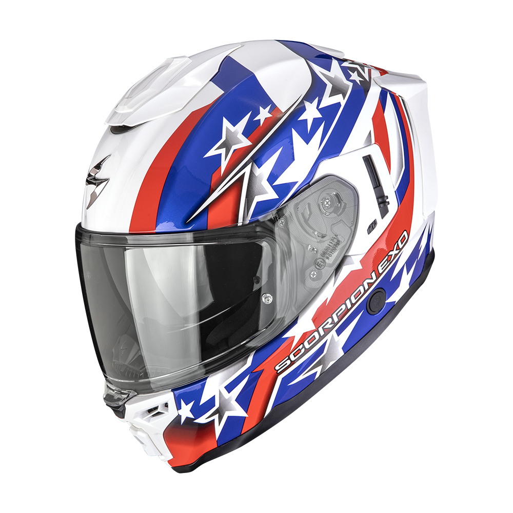 Scorpion Exo-1500 Air Etoile Blanco-Azul-Rojo