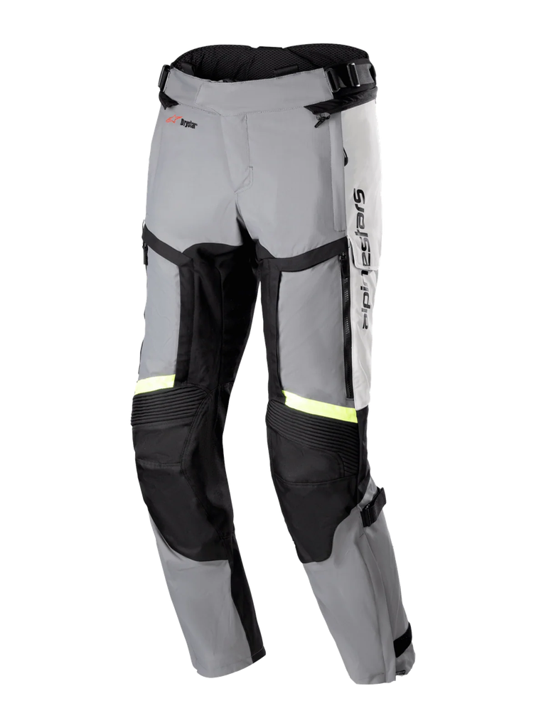 Alpinestars Bogota Pro Drystar Pants Ice Gray Dark Gray Yellow Fluo