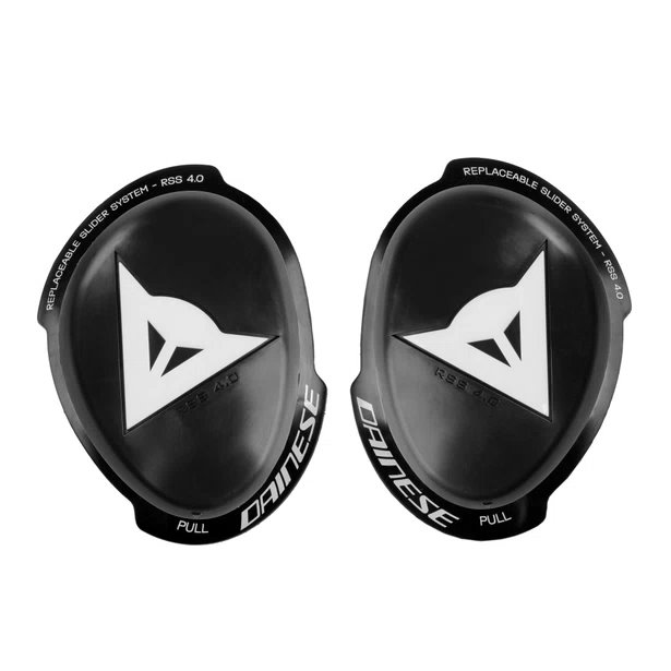 [1876220 622] Dainese Knee Slider Rss 4.0 - Full Kit Black/White