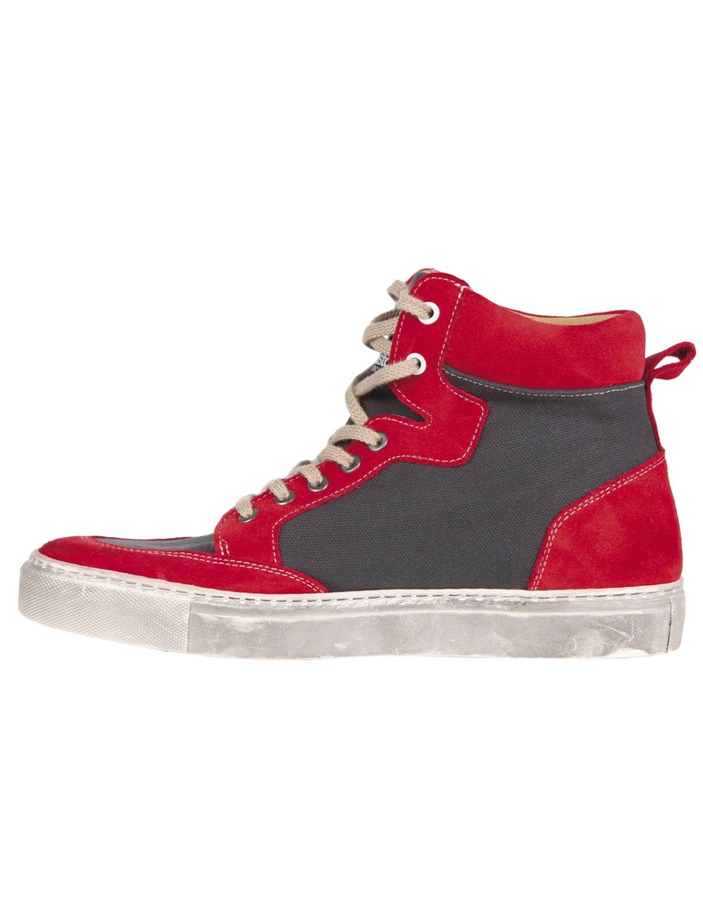 [*2021038 RGR 39] Helstons KOBE Toile Armalith-Leather red-grey (39)