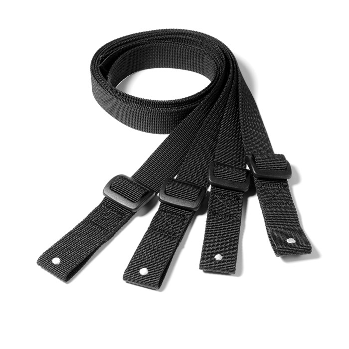 Kriega  Recambio Cinchas Subframe Loops Negro Pack 4Uds
