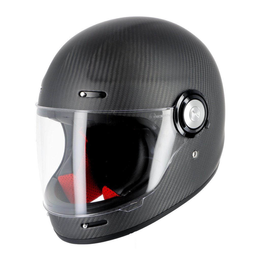 [2023030 MAT XS] Helstons NAKED FULL FACE Carbone black carbon mat (XS)