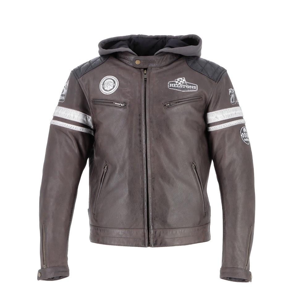 [2022044 M S] Helstons RIPOSTE Leather Buffalo brown (S)