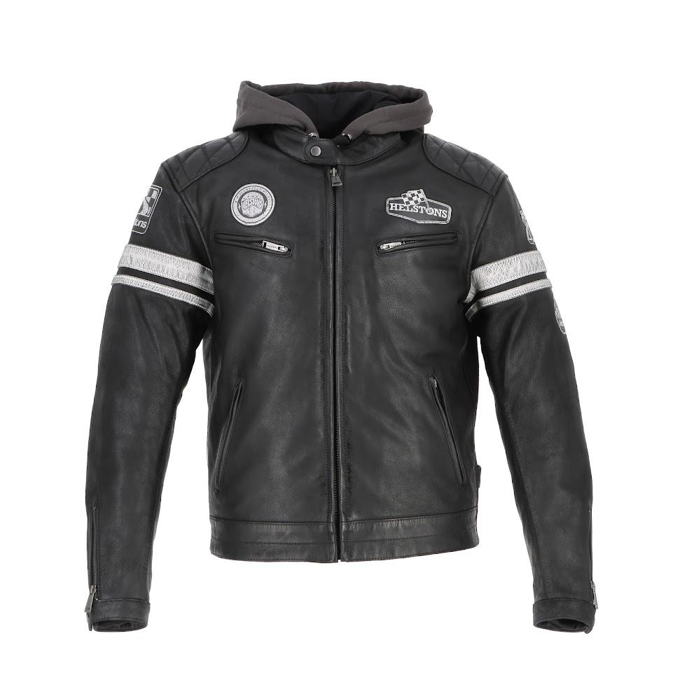 [2022044 NO S] Helstons RIPOSTE Leather Buffalo black (S)
