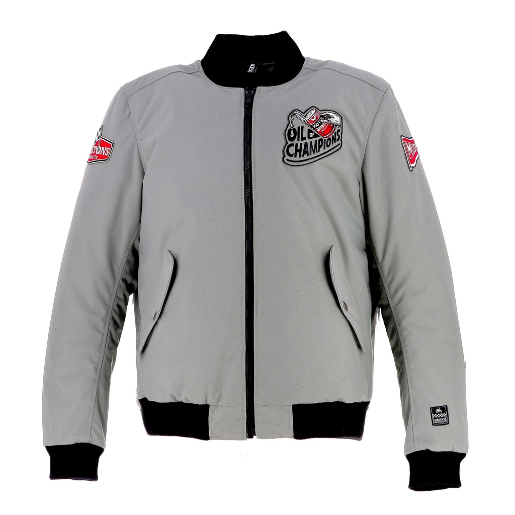 [2023037 GR S] Helstons TWIN  Technique grey (S)